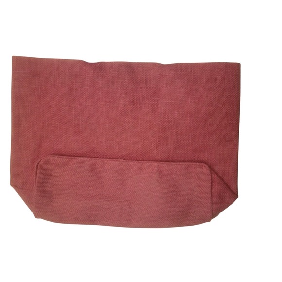 Kendall+James Hot Pink Natural Jute Shoulder Tote Bag with Sequin Beach Babe - Picture 7 of 8